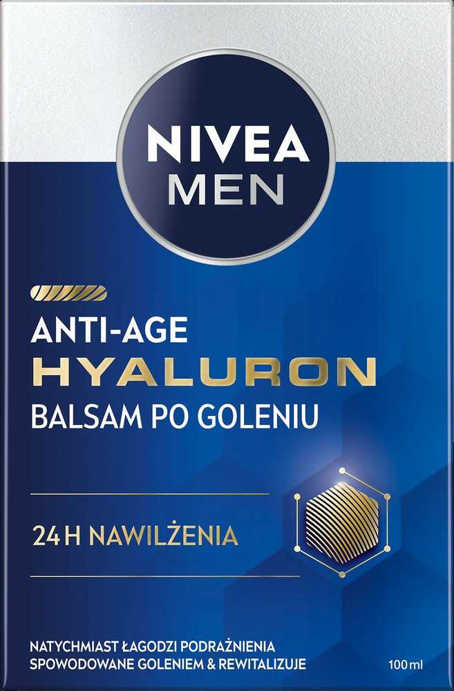 Nivea Men Hyaluron Anti-Age Balzamas po skutimosi vyrams, 100 ml