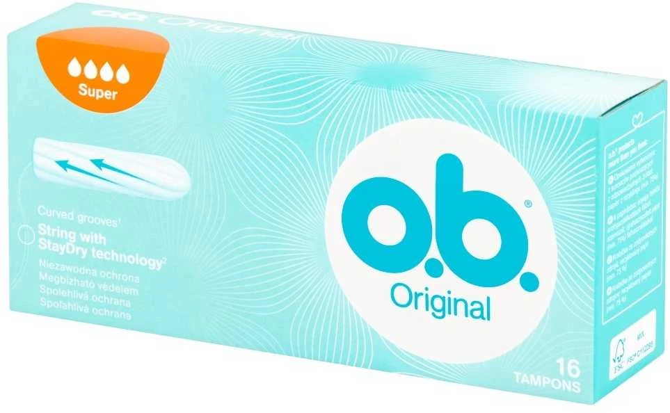 Tamponai O.B. Original Super 16vnt