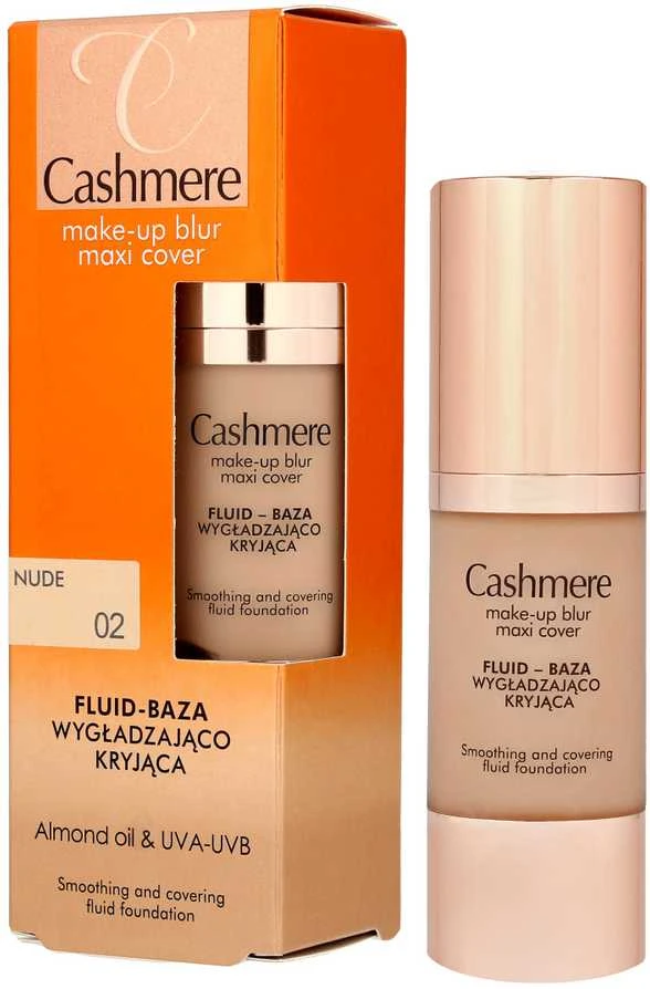 DAX Cosmetics Cashmere Fluid - lyginamoji ir dengiamoji bazė Nr. 02 Nude 30ml