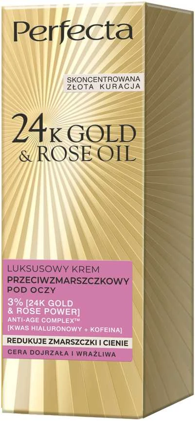 Perfecta 24K Gold&Rose aliejus, 15 ml