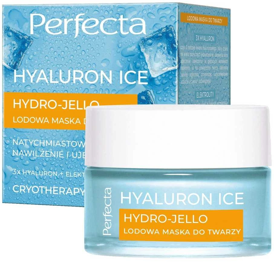 Veido kaukė Perfecta Hyaluron Ice Hydro-Jello, 50 ml