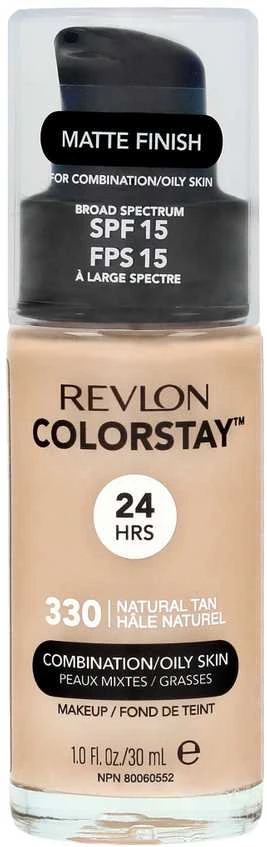 Revlon Colorstay kombinuotas riebios odos makiažas