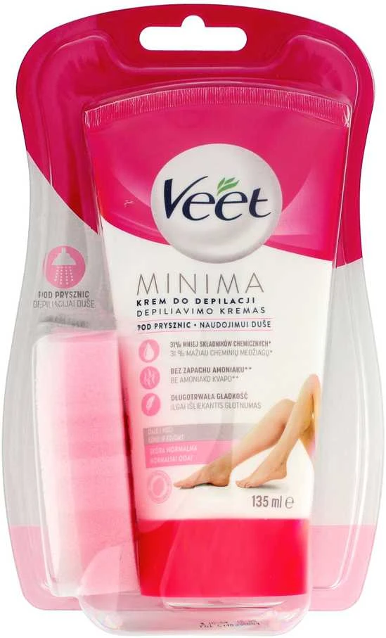 Veet Minima depiliacinis kremas su kempinėle
