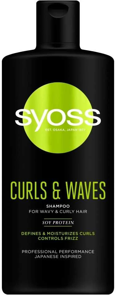Syoss Curls & Waves šampūnas moterims, 440 ml