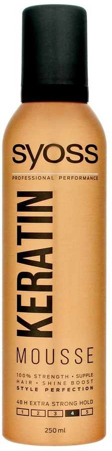 Syoss keratininės plaukų putos, 250 ml