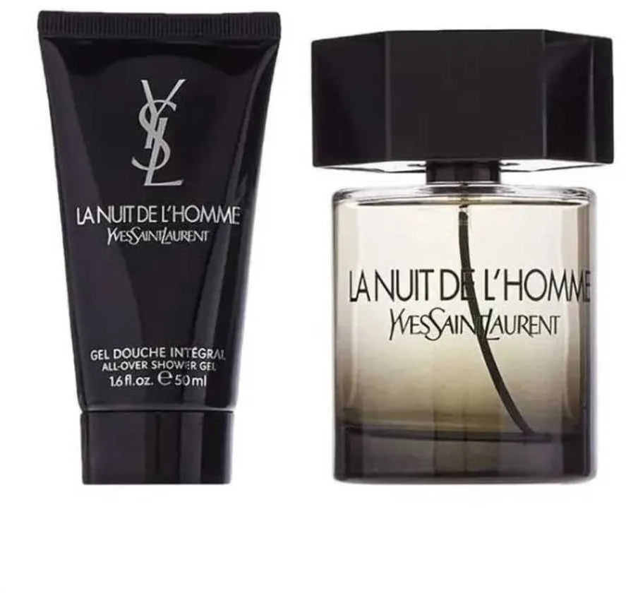 Yves Saint Laurent La Nuit De L'Homme rinkinys vyrams (100 ml EDT + 50 ml dušo gelis)