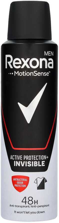 Rexona Men Active Protection+ Invisible Antiperspirant vyrams, 150 ml