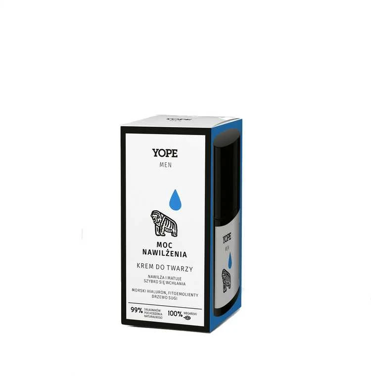 Yope Men Wood drėkinamasis veido kremas vyrams 50ml