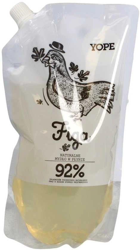 Yope Fig skystas muilas 500 ml - pildoma pakuotė