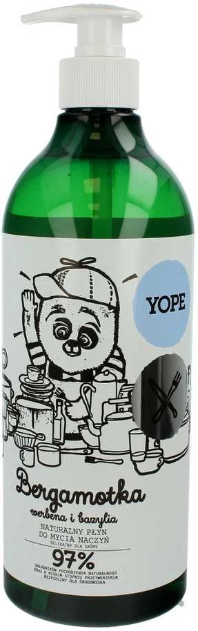Yope Natūralus indų ploviklis Bergamot 750ml