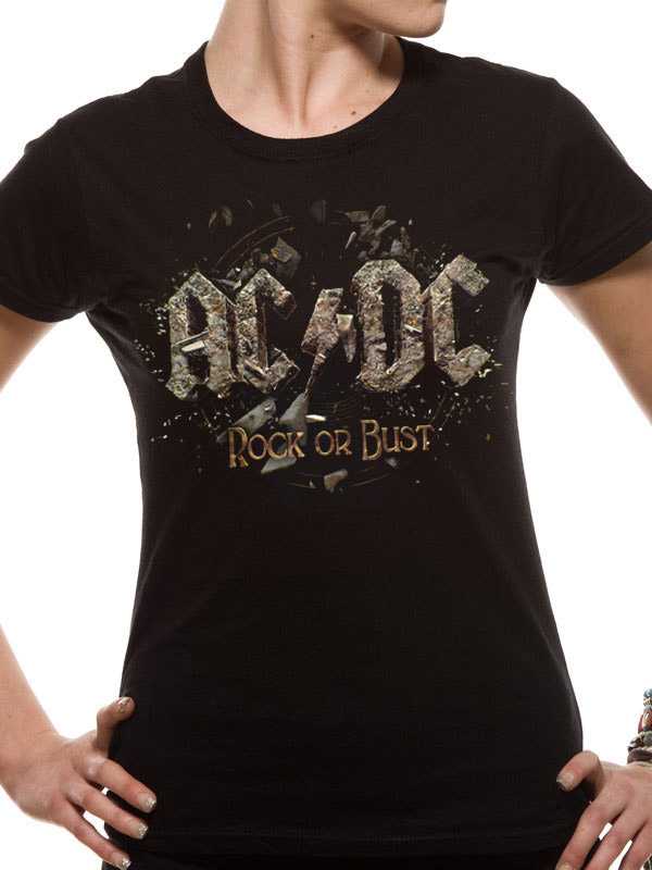 AC/DC Rock Or Bust Oficialūs Moteriški Marškinėliai, Dydis: XL