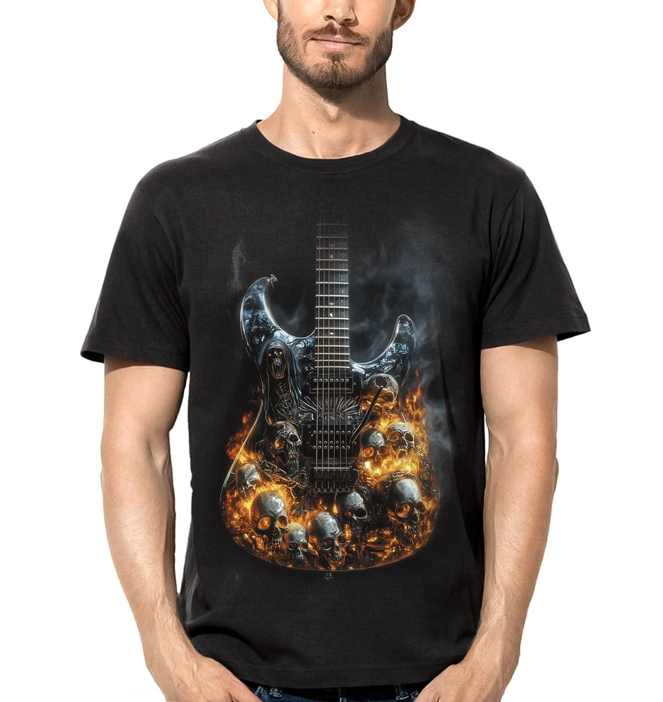 BLT Marškinėliai Guitar Skulls, Dydis: XXL