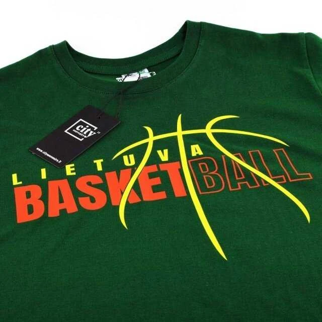 Epigone Žali Sirgalių Marškinėliai Lietuva Basketball, Dydis: S