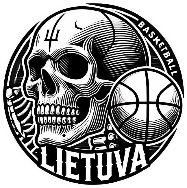 KS Džemperis Lietuva Nespalvota Kaukolė, Dydis: M