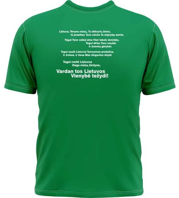 KS Lietuvos Himnas Marškinėliai, Dydis: 3XL