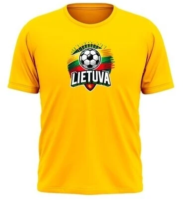 KS Marškinėliai Vaikams Futbolas Lietuva (4 spalvos), Pasirinkite Dydį: 2 metai, Pasirinkite Spalvą: Žalia