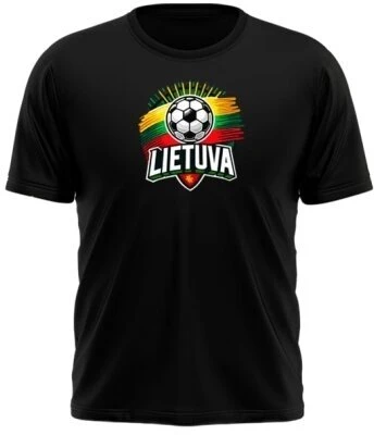 KS Marškinėliai Vaikams Futbolas Lietuva (4 spalvos), Pasirinkite Dydį: 2 metai, Pasirinkite Spalvą: Žalia