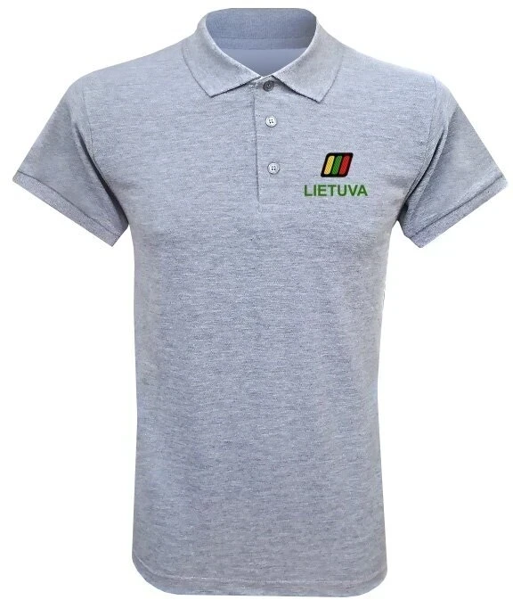 KS Polo Marškinėliai Lietuva, Pasirinkite Spalvą: Žalia, Pasirinkite Dydį: XL