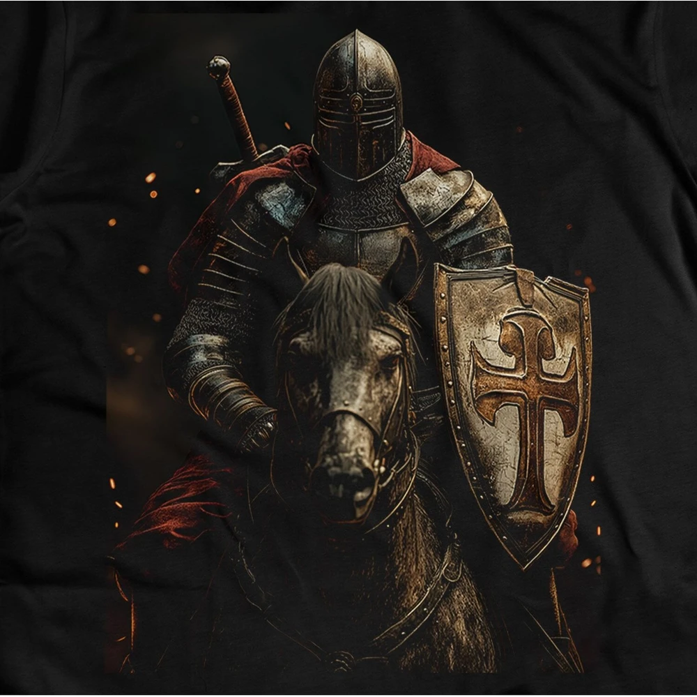 Marškinėliai Dark Ember Knight, Dydis: XL