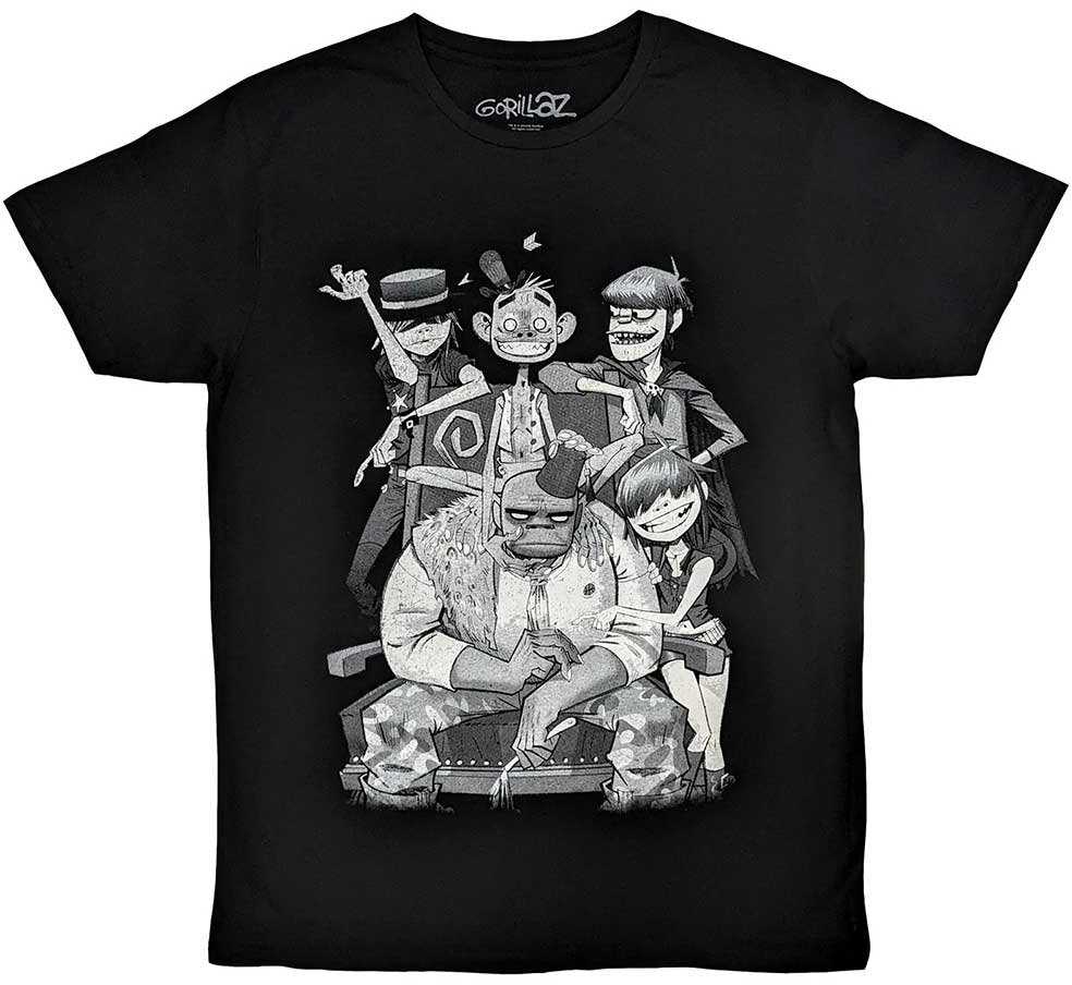 Marškinėliai Gorillaz George Purškiklis, Dydis: L
