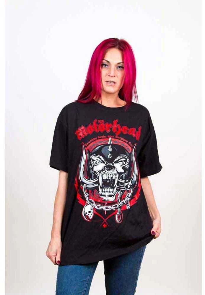 Marškinėliai Motorhead Lightning Wreath, Dydis: XL