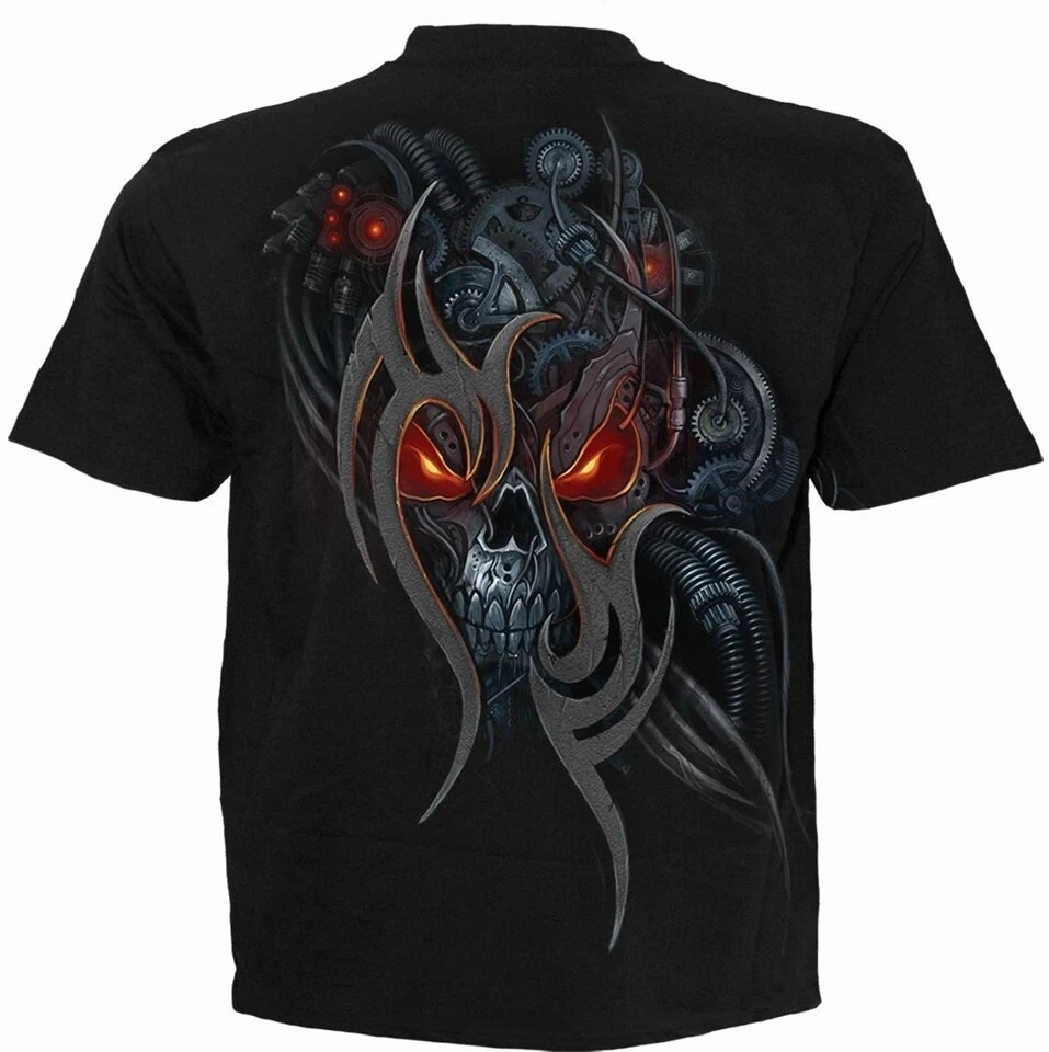 Marškinėliai Spiral Steampunk Skull, Dydis: XXL