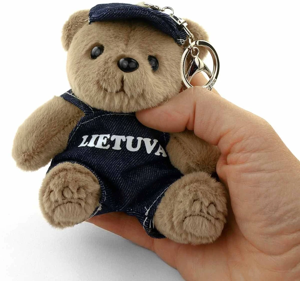 Raktų Pakabukas / Pakabukas Kuprinei Minkštas Rudas Meškiukas Lietuva