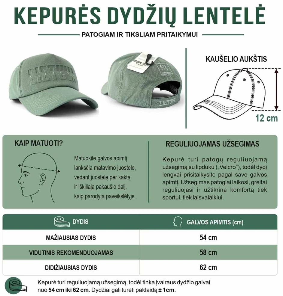 Robin Ruth Kepurė Lietuva