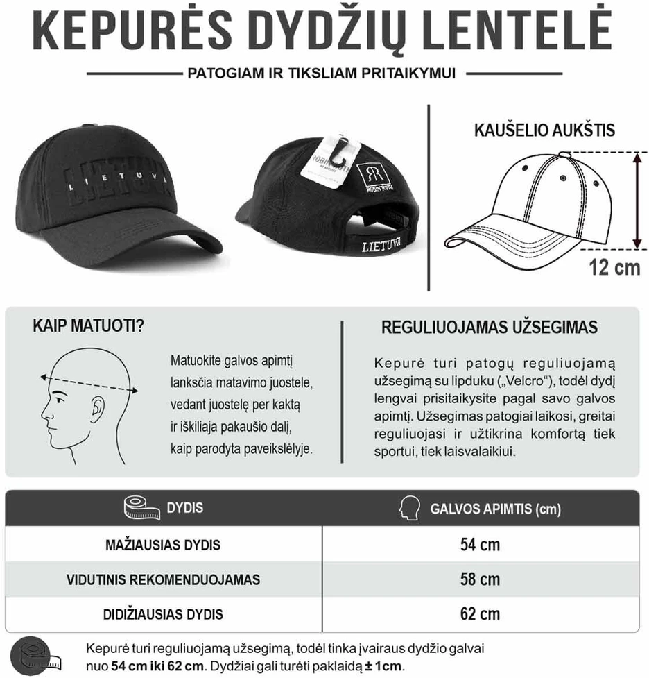 Robin Ruth Kepurė Lietuva