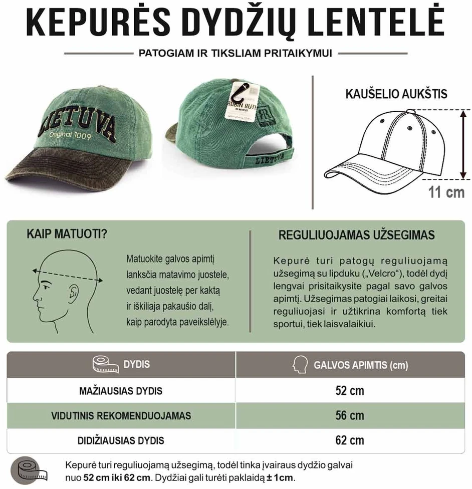 Robin Ruth Kepurė Lietuva Original 1009