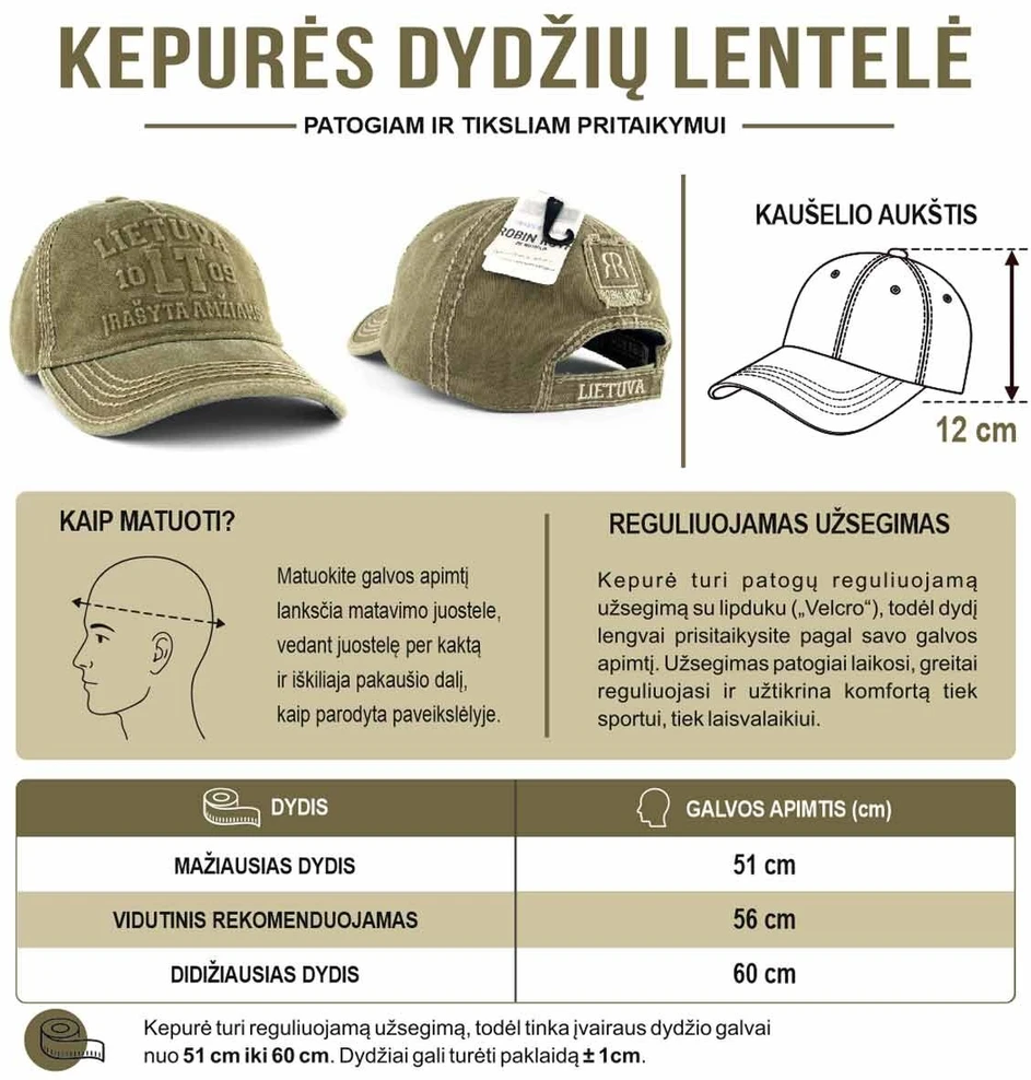 Robin Ruth Kepurė LT 1009 Įrašyta Amžiams
