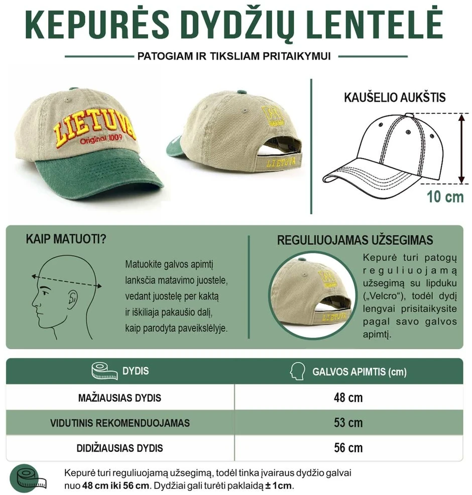 Robin Ruth Vaikiška Kepurė Lietuva Original 1009