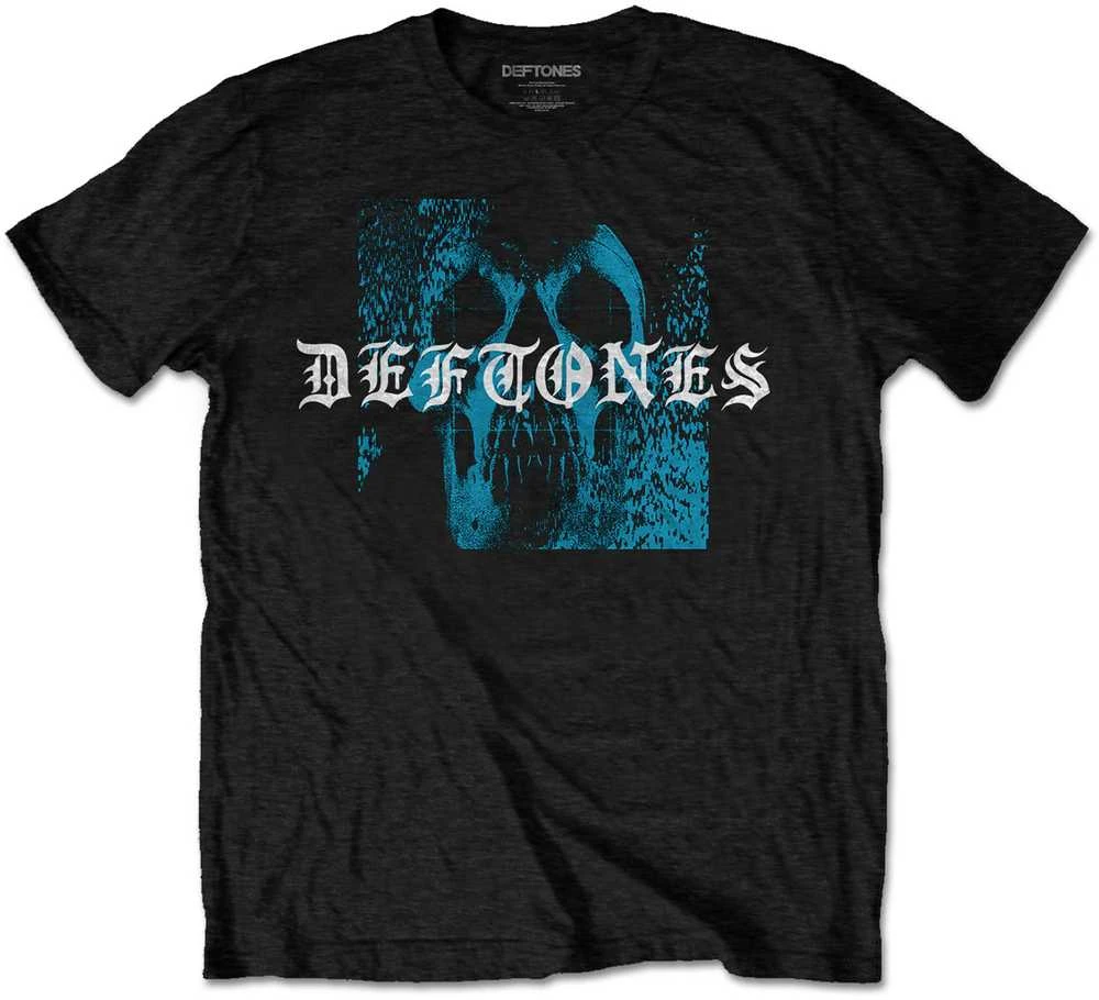 Rock Deftones Static Skull Marškinėliai, Dydis: XXL