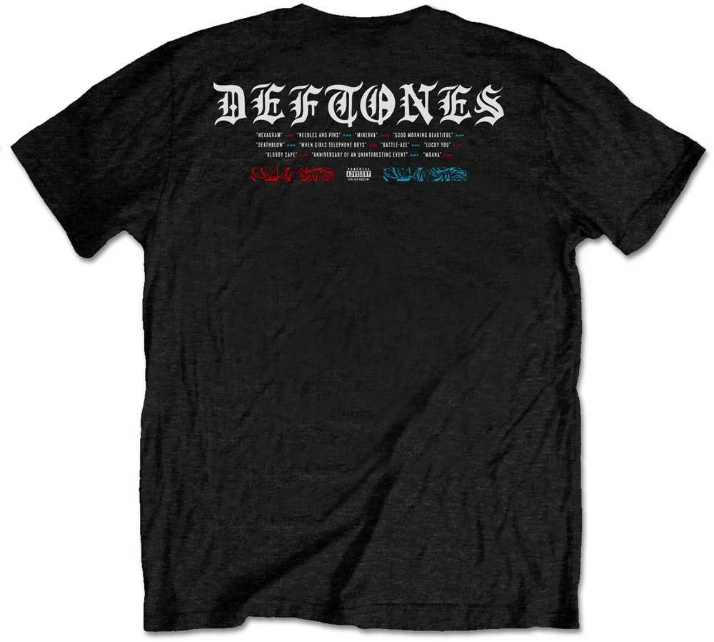 Rock Deftones Static Skull Marškinėliai, Dydis: M