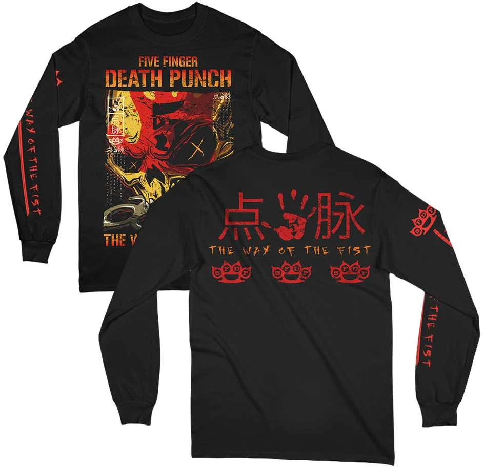 Rock Five Finger Death Punch The Way Of The Fist Marškinėliai Ilgomis Rankovėmis, Dydis: M
