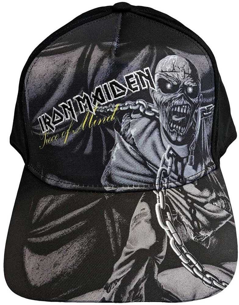 Rock Kepurė Iron Maiden Piece Of Mind Greyscale