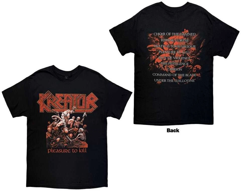 Rock Marškinėliai Kreator Pleasure To Kill, Dydis: XXL