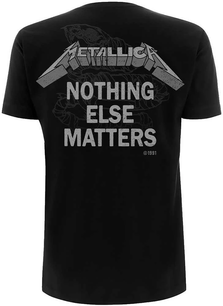 Rock Marškinėliai Metallica Nothing Else Matters, Dydis: M