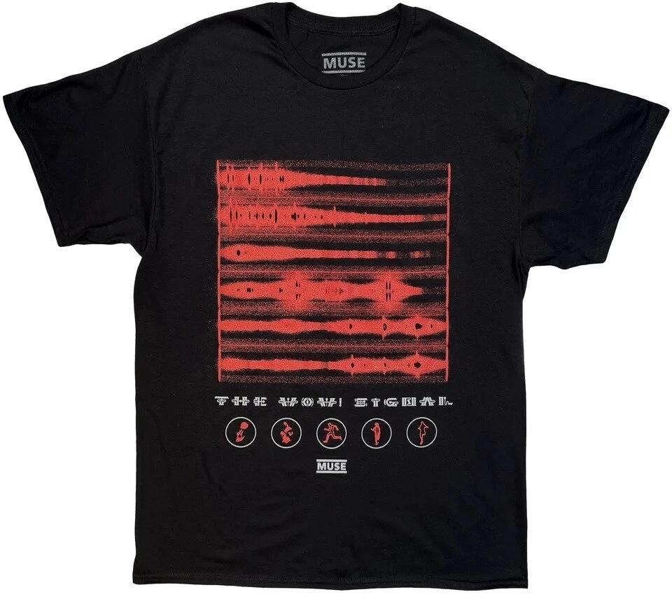 Rock Marškinėliai Muse The Wow Signal Shadows, Dydis: XL