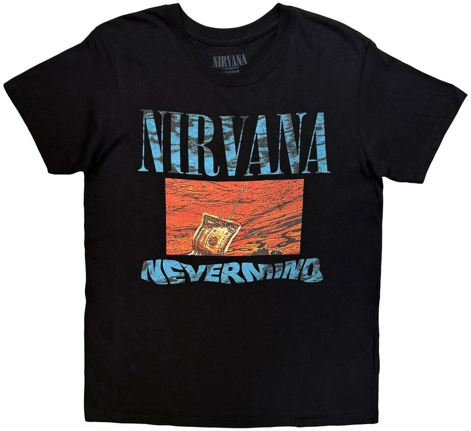 Rock Marškinėliai Nirvana Waves, Dydis: M