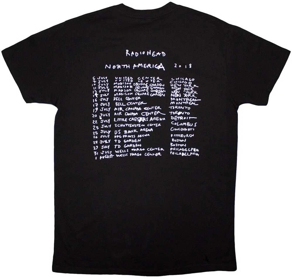 Rock Marškinėliai Radiohead Bearhead Crest, Dydis: XL