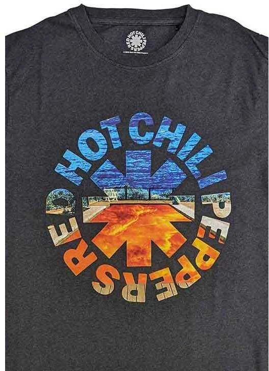 Rock Marškinėliai Raudona Hot Chili Peppers Californication Asterisk, Dydis: XXL