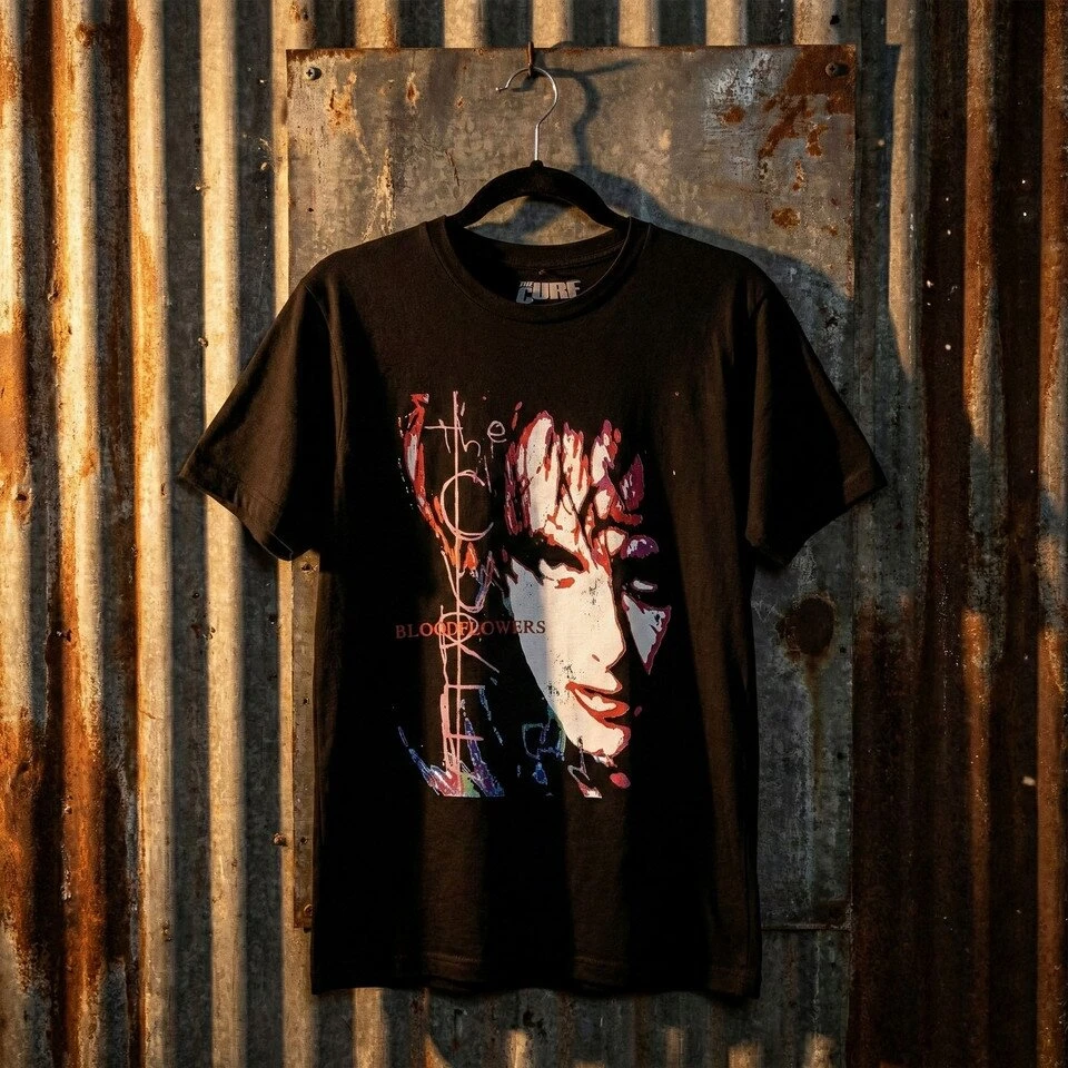 Rock Marškinėliai The Cure Bloodflowers Tour '00 Premium Carbon, Dydis: XXL