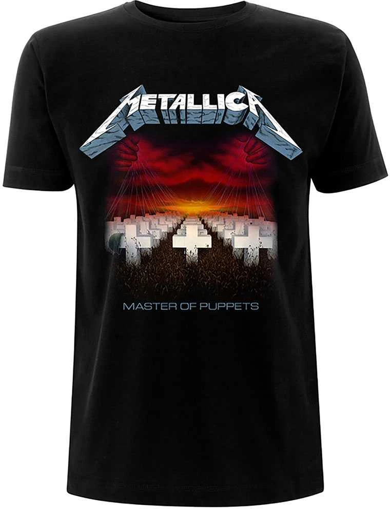 Rock Metallica Master of Puppets Tracks Marškinėliai, Dydis: XXL