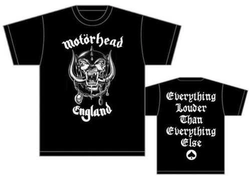 Rock Motorhead England (+ užrašas ant nugaros) Marškinėliai, Dydis: XL
