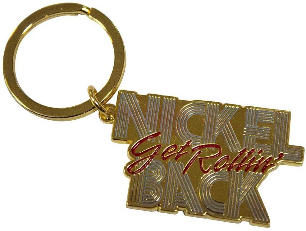 Rock Nickelback Get Rollin Raktų Pakabukas
