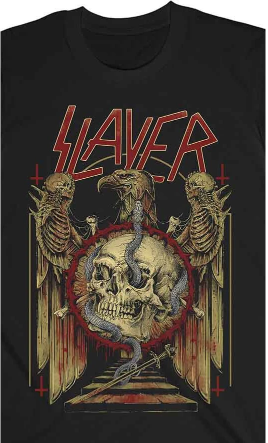 Rock Slayer Eagle & Serpent Marškinėliai, Dydis: L