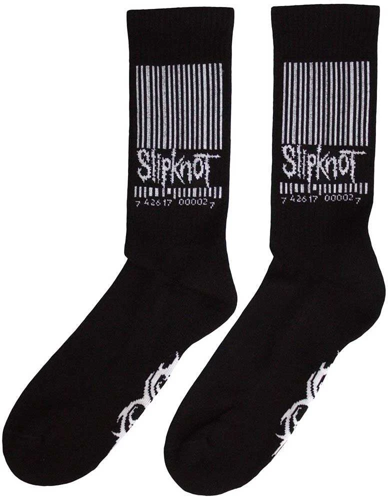 Rock Slipknot Barcode & Tribal S Kojinės