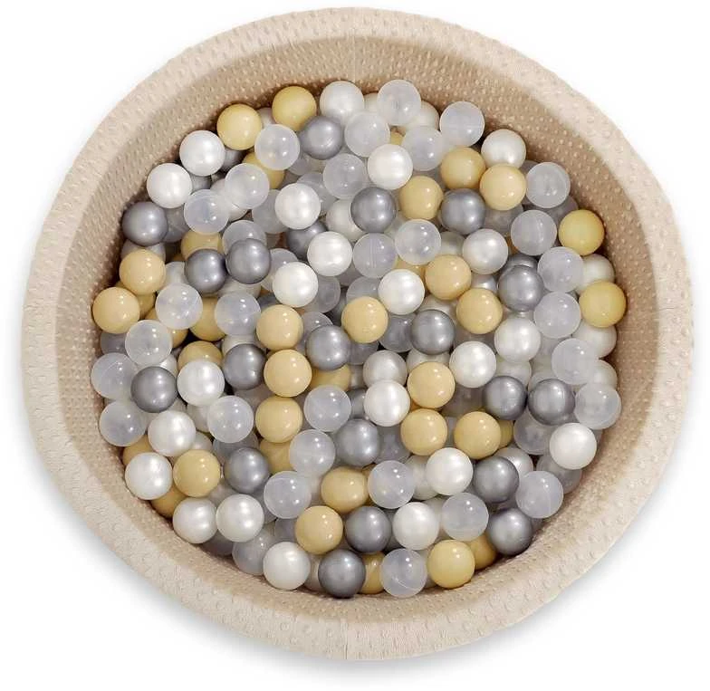 Bobono Plastikiniai kamuoliukai sausiems baseinams, 50 vnt., perlinė žalia