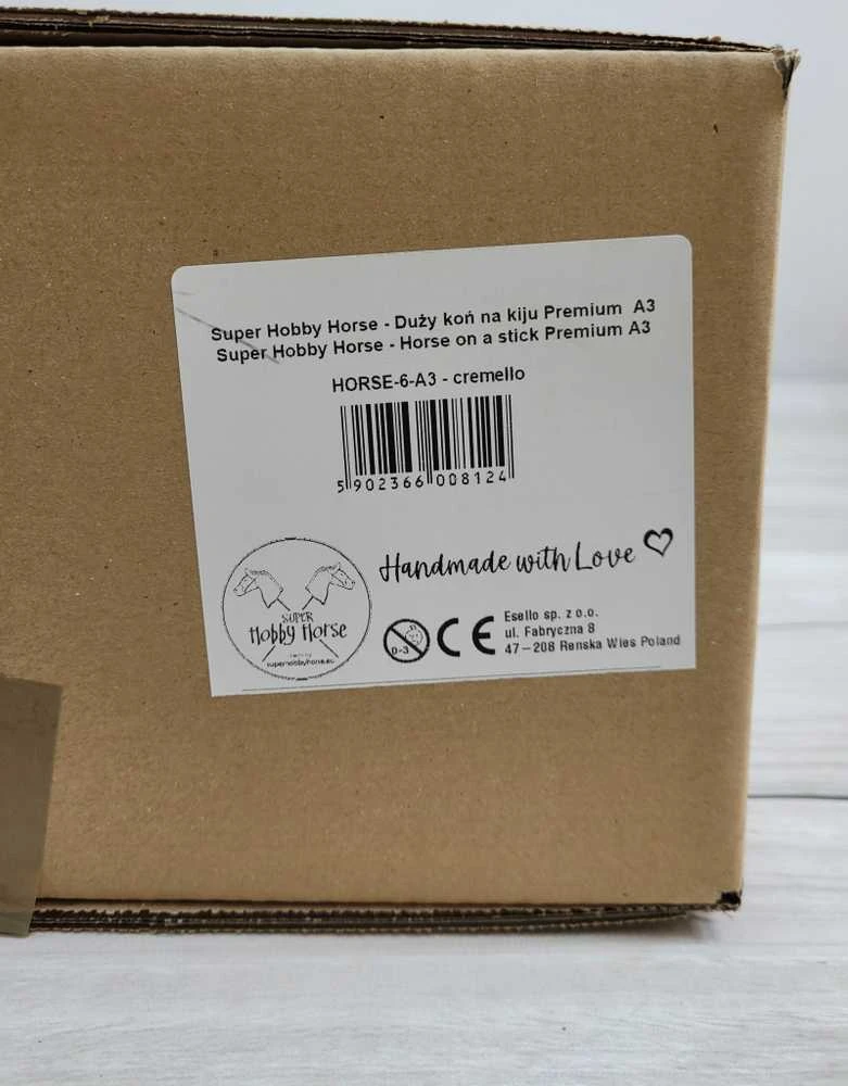 Super Hobby Horse Medinis hobis arkliukas – cremello spalva